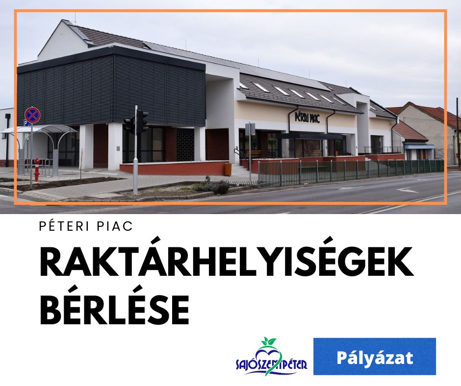 Péteri Piac - Raktárhelyiségek bérlése