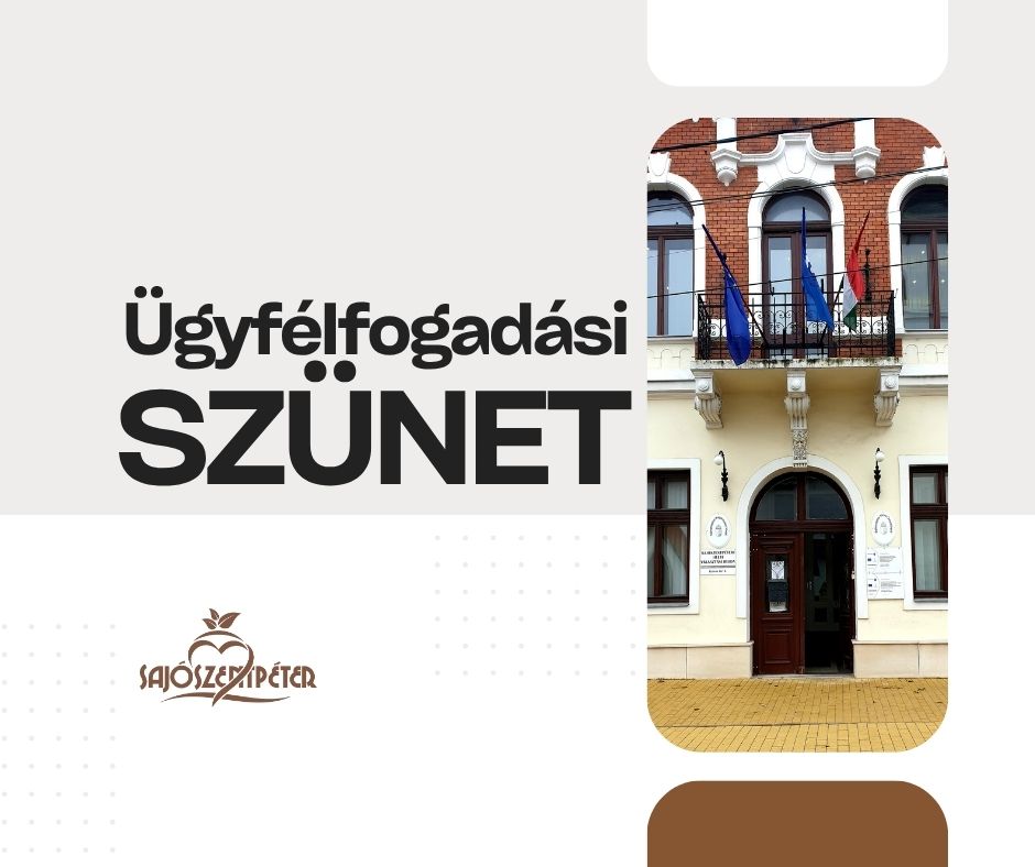 Ügyfélfogadási szünet