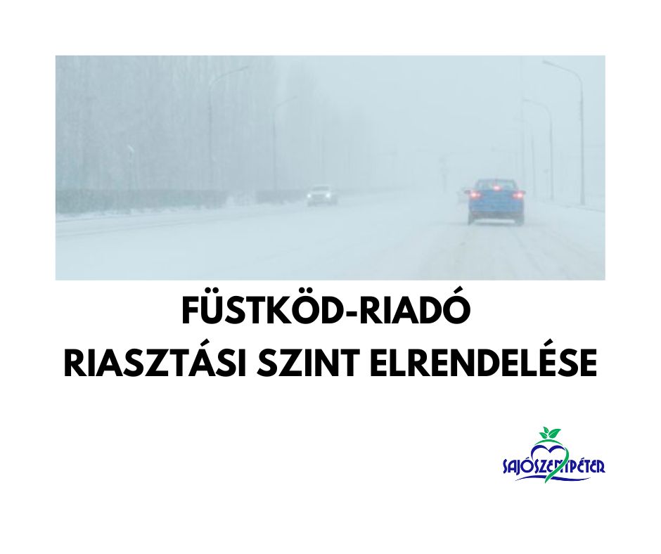 Füstköd-riadó Sajószentpéter