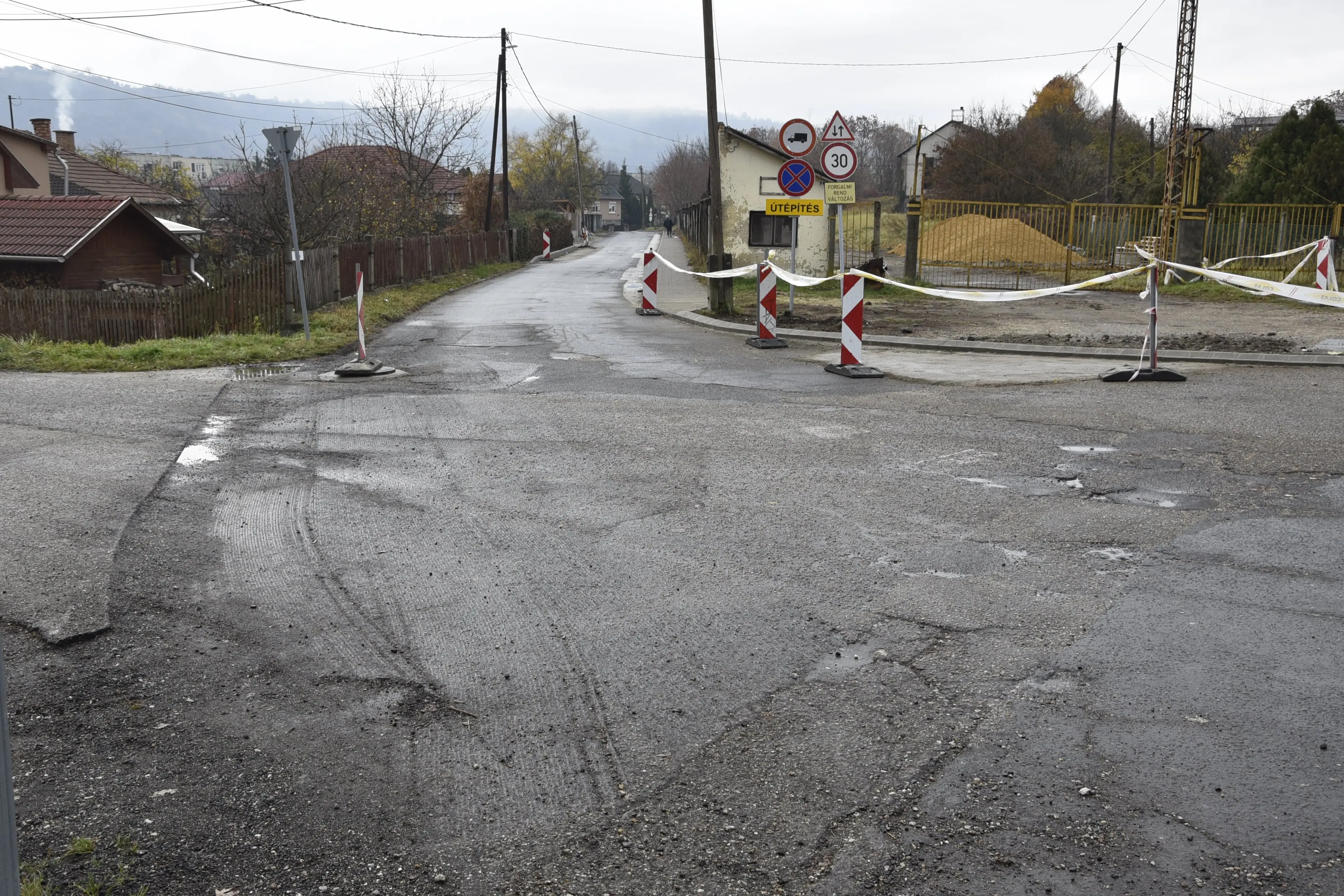 Belterületi utak fejlesztése Sajószentpéter városban