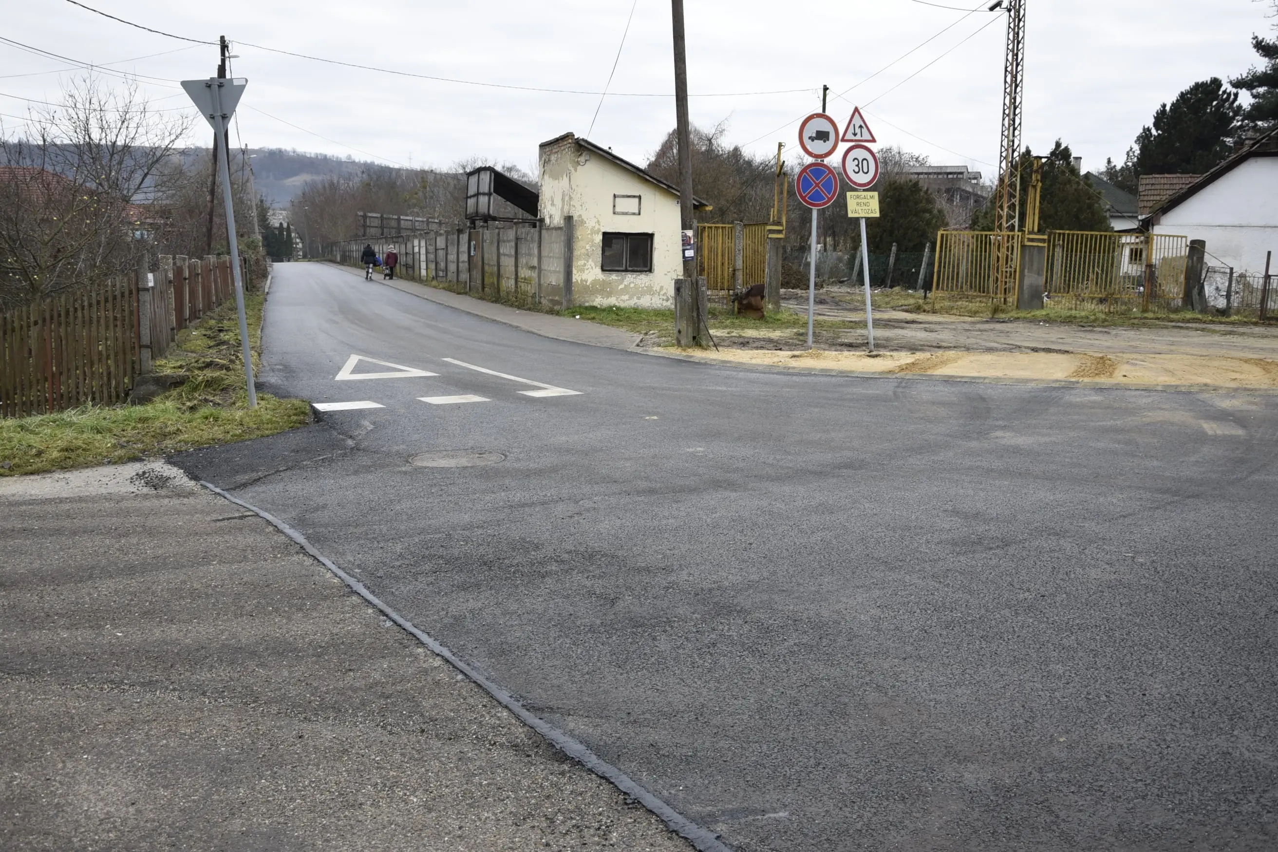 Belterületi utak fejlesztése Sajószentpéter városban