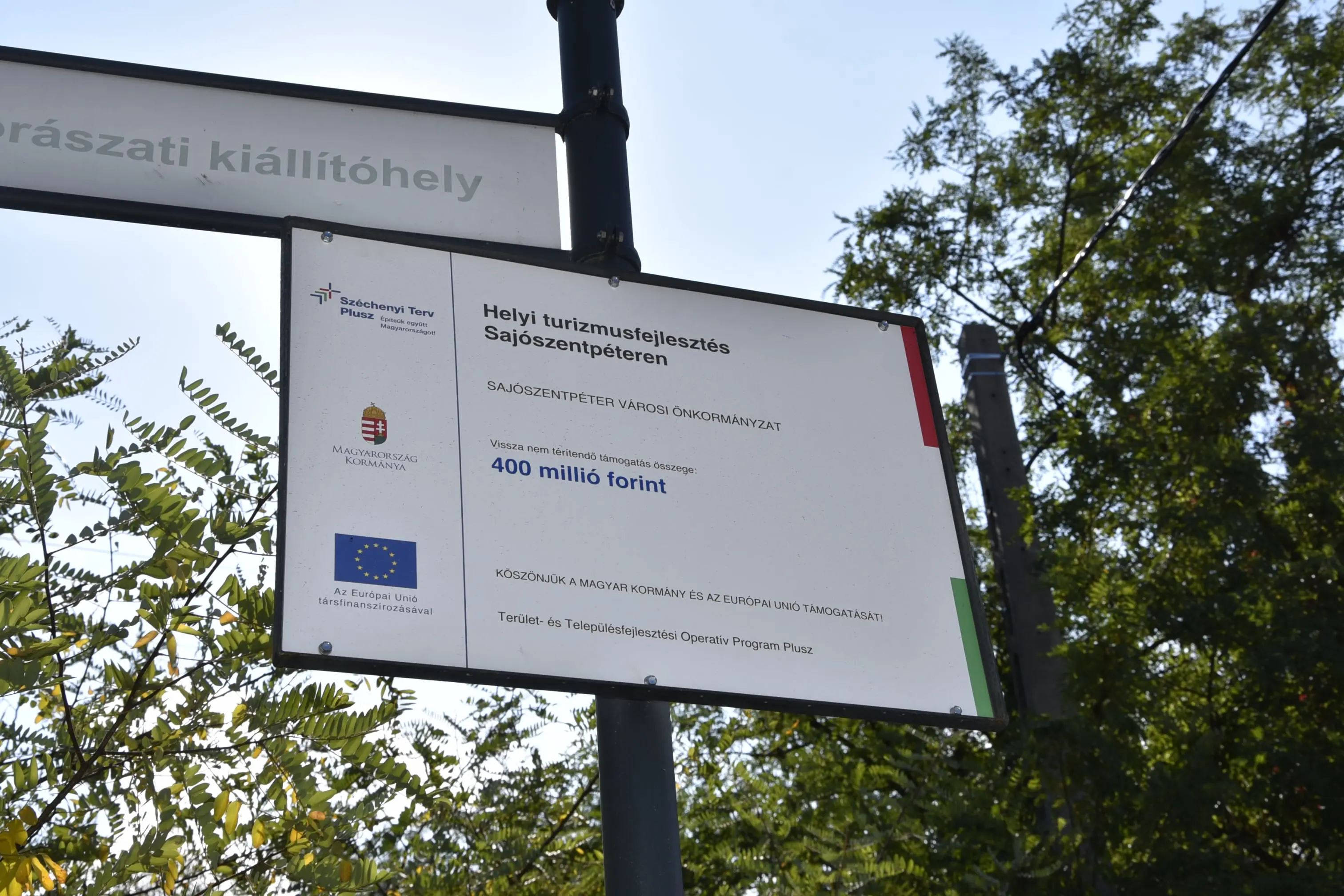 Helyi turizmusfejlesztés Sajószentpéteren